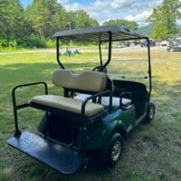 2017 EZGO TXT Gas Green 4-Seater Golf Cart with Backseat - Image 5