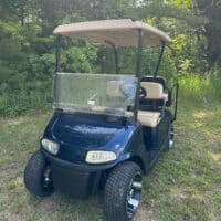 2018 EZGO RXV Electric Patriot Blue 4-Seater Golf Cart