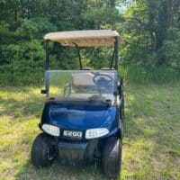 E-Z-GO RXV Electric Patriot Blue 4-Seater Golf Cart with 2019 Batteries - Image 3