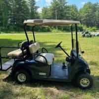 E-Z-GO RXV Electric Patriot Blue 4-Seater Golf Cart with 2019 Batteries - Image 5