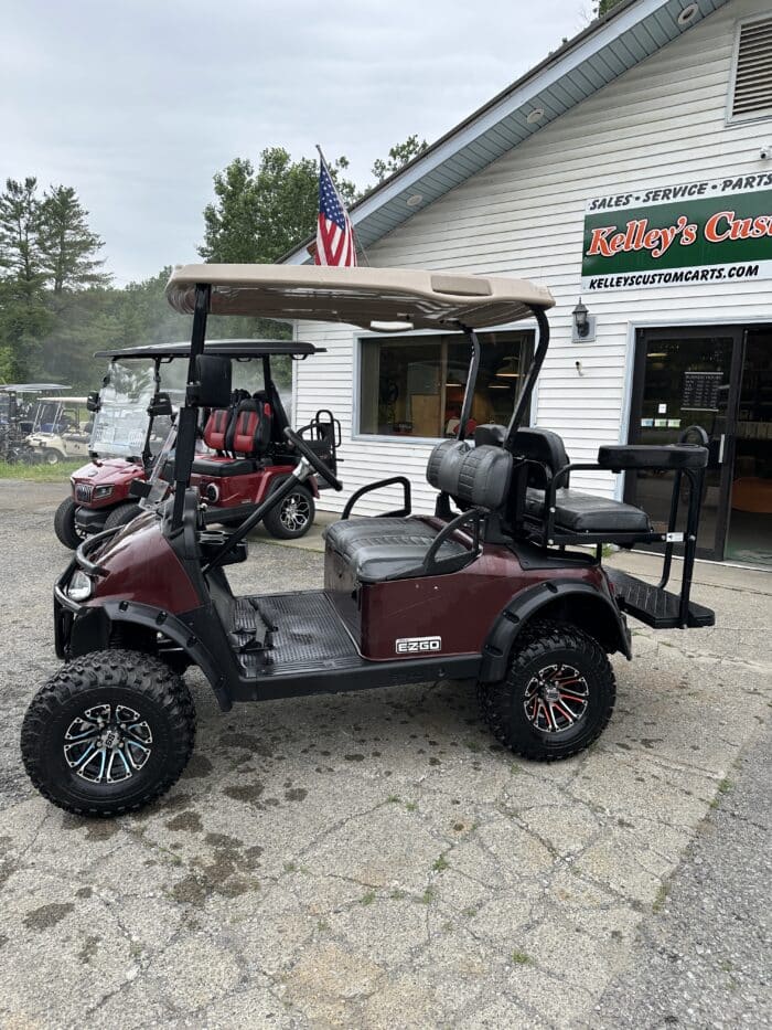 2011 EZ-GO RXV Electric - Burgundy - Image 3