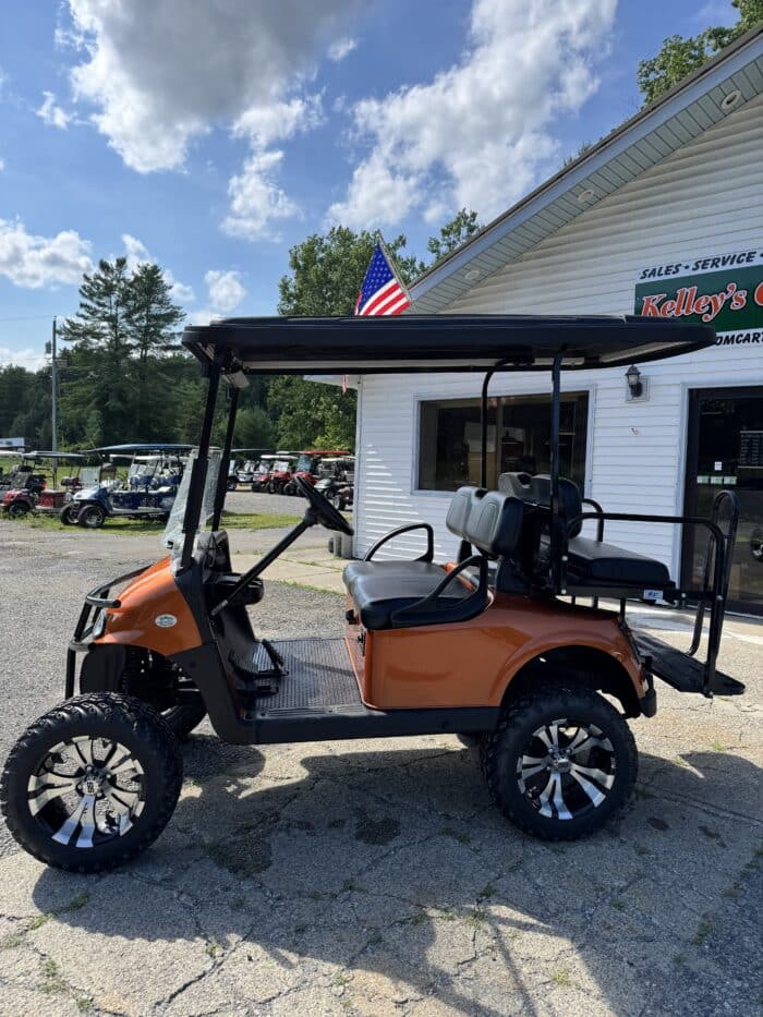 2015 EZGO RXV Gas - Sunburst Orange - Image 2