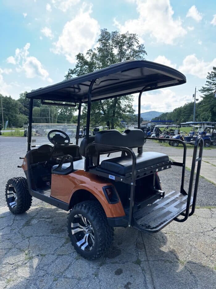 2015 EZGO RXV Gas - Sunburst Orange - Image 3