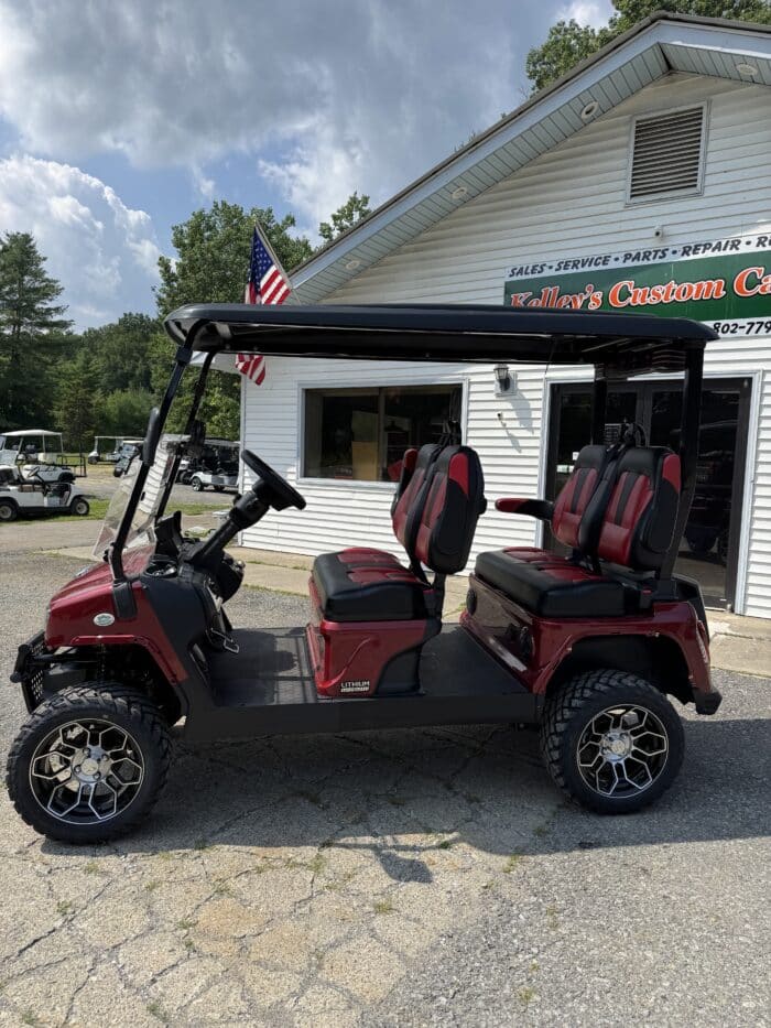 2025 Evolution Maverick 4 LSV - Flamenco Red - Image 2