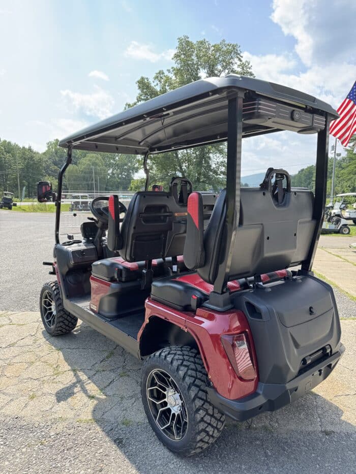 2025 Evolution Maverick 4 LSV - Flamenco Red - Image 3