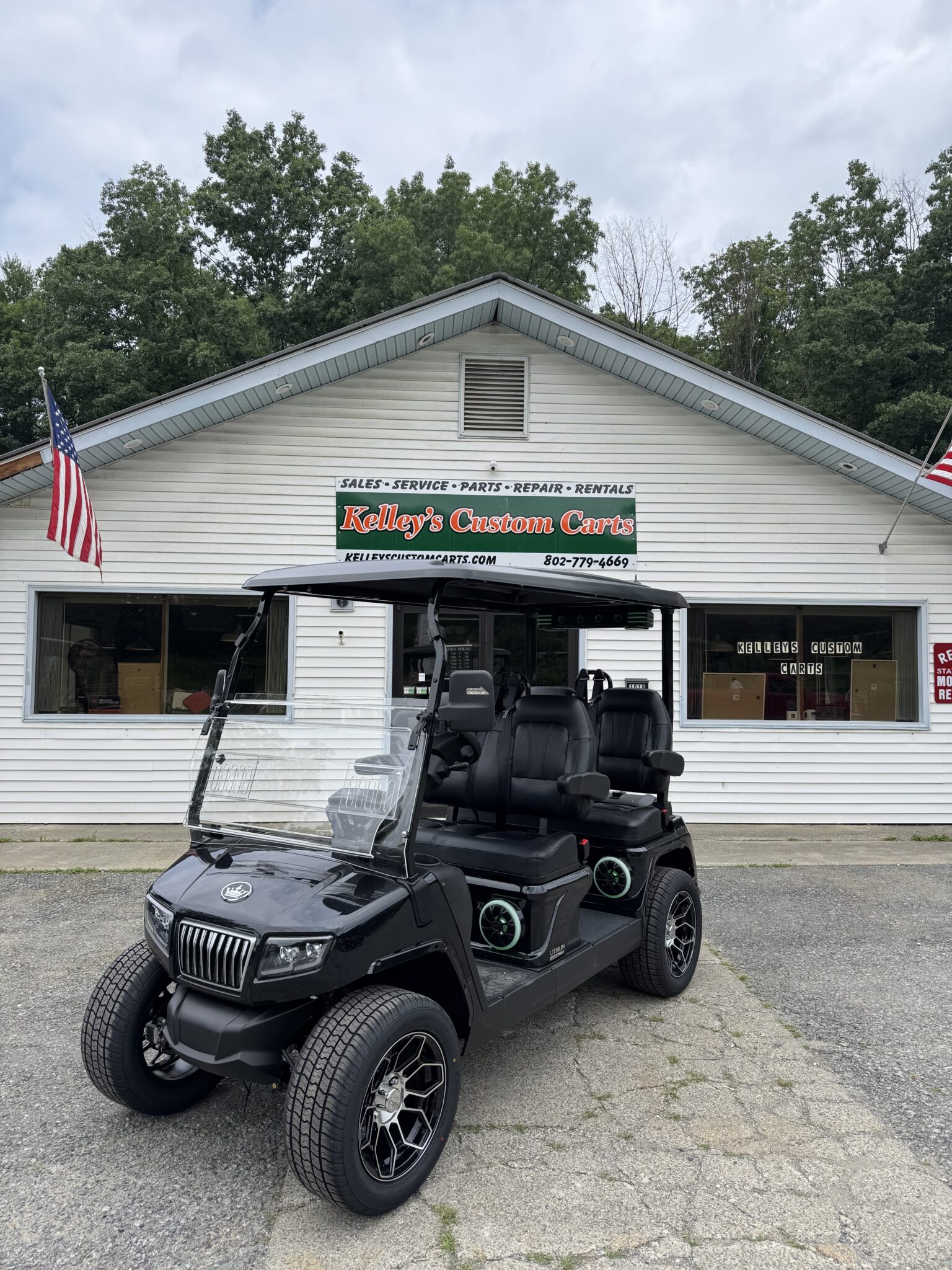2026 D5 Evolution Ranger 4 + - Black Sapphire - Kelley's Custom Carts