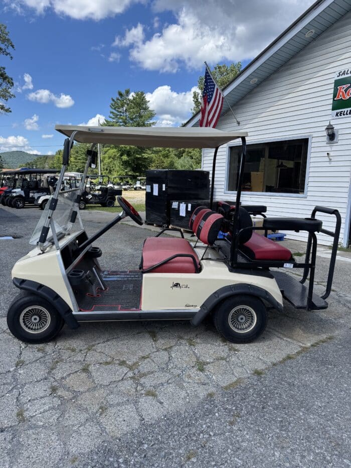 1995 Club Car DS - Tan - Image 2