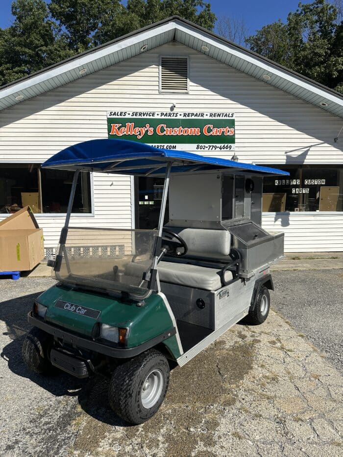 2010 Club Car Turf 2 Gas Beverage Cart - Green