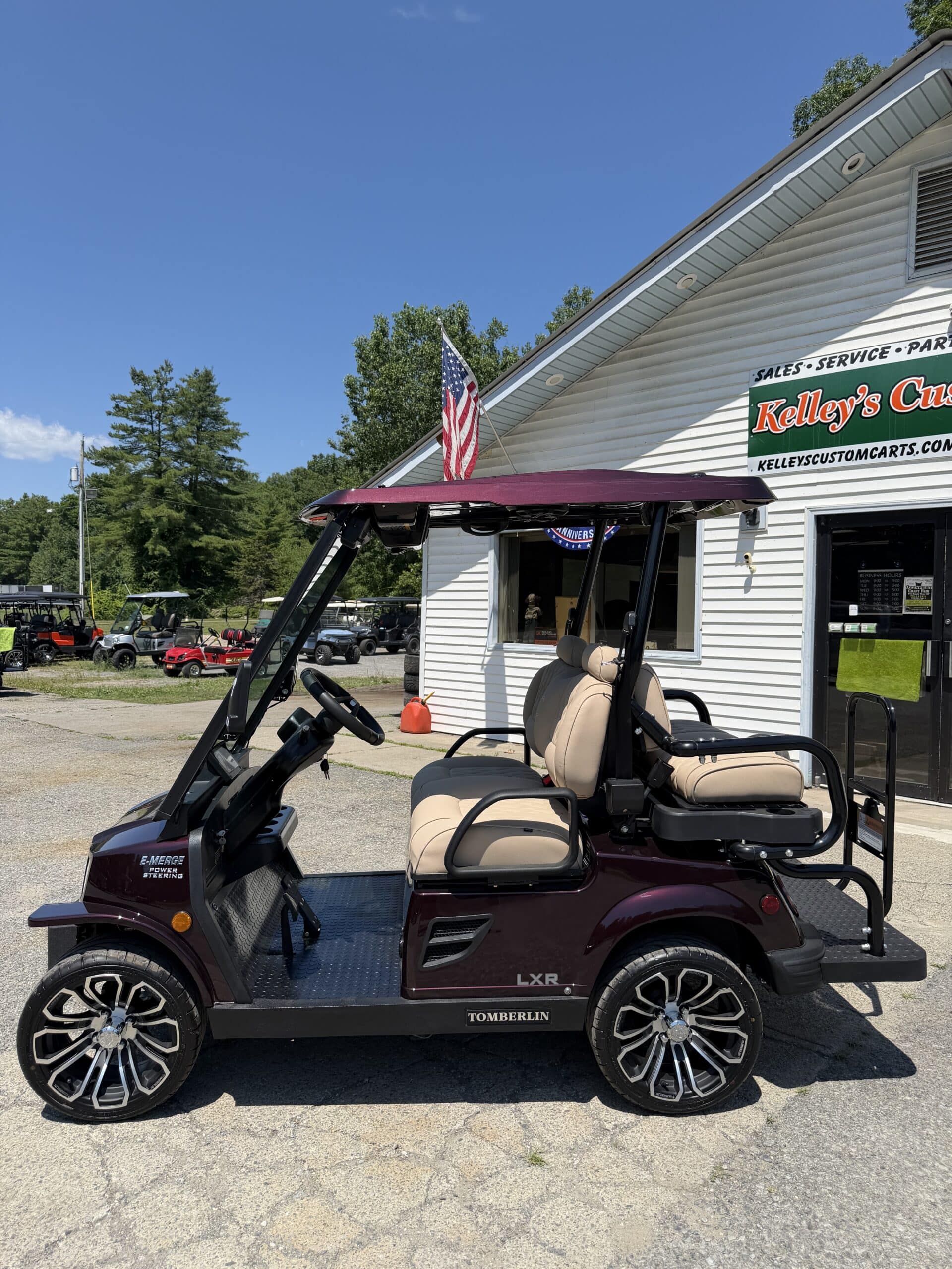 2026 Tomberlin E-Merge LXR 2+2 - Black Cherry - Image 2