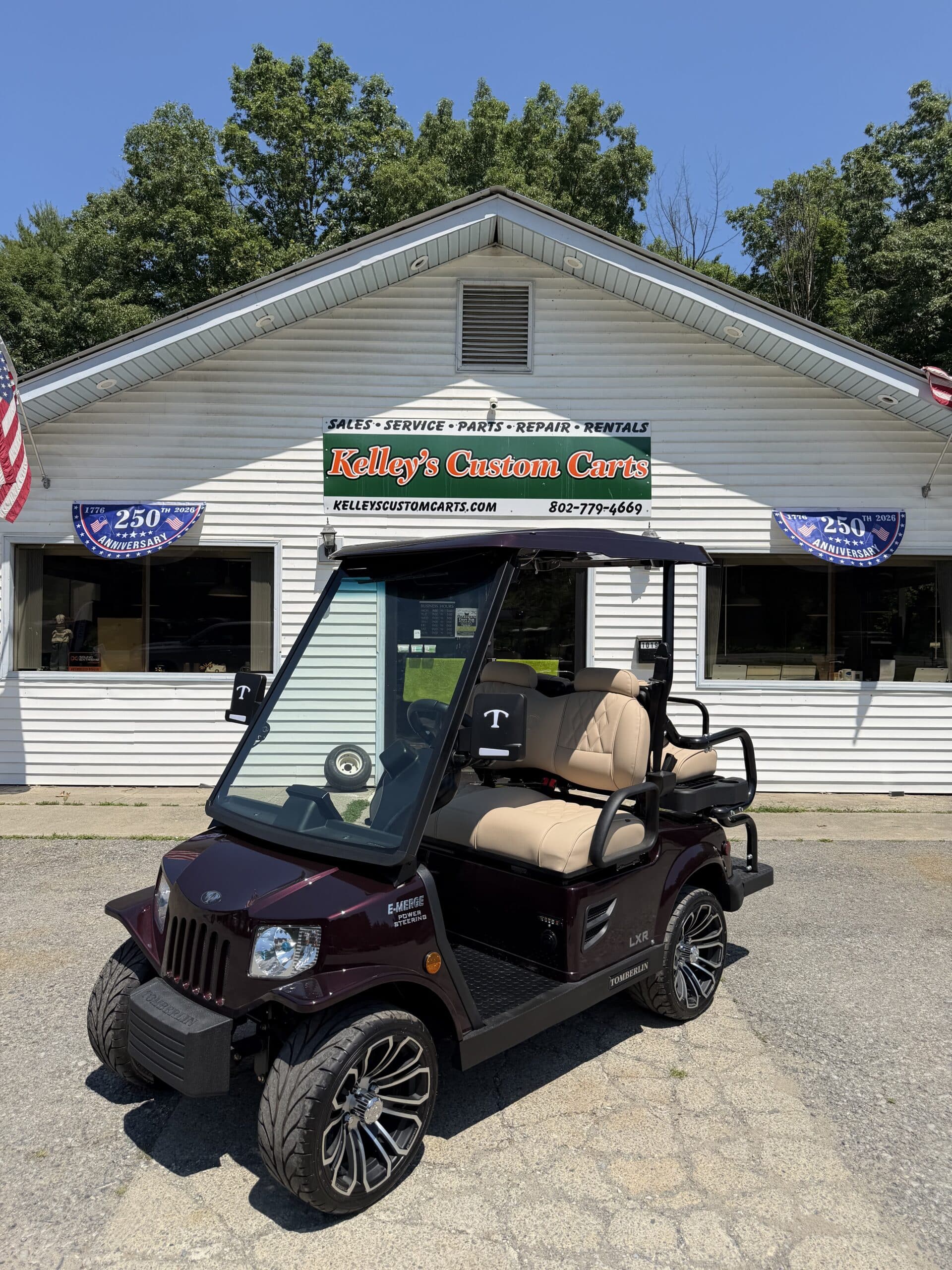 2026 Tomberlin E-Merge LXR 2+2 - Black Cherry
