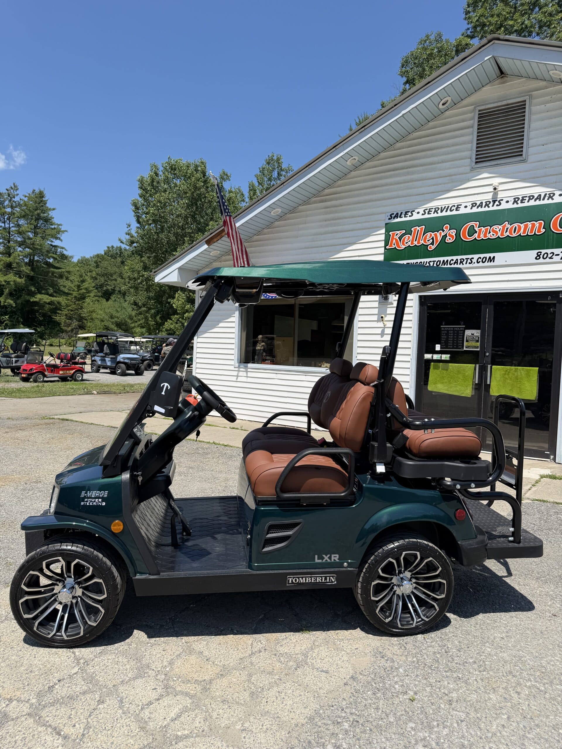 2027 Tomberlin E-Merge LXR 2+2 - Alpine Green - Image 2